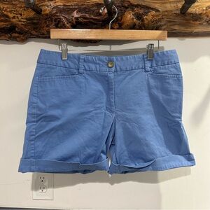 Lands' End Blue Bermuda Shorts Relaxed Fit